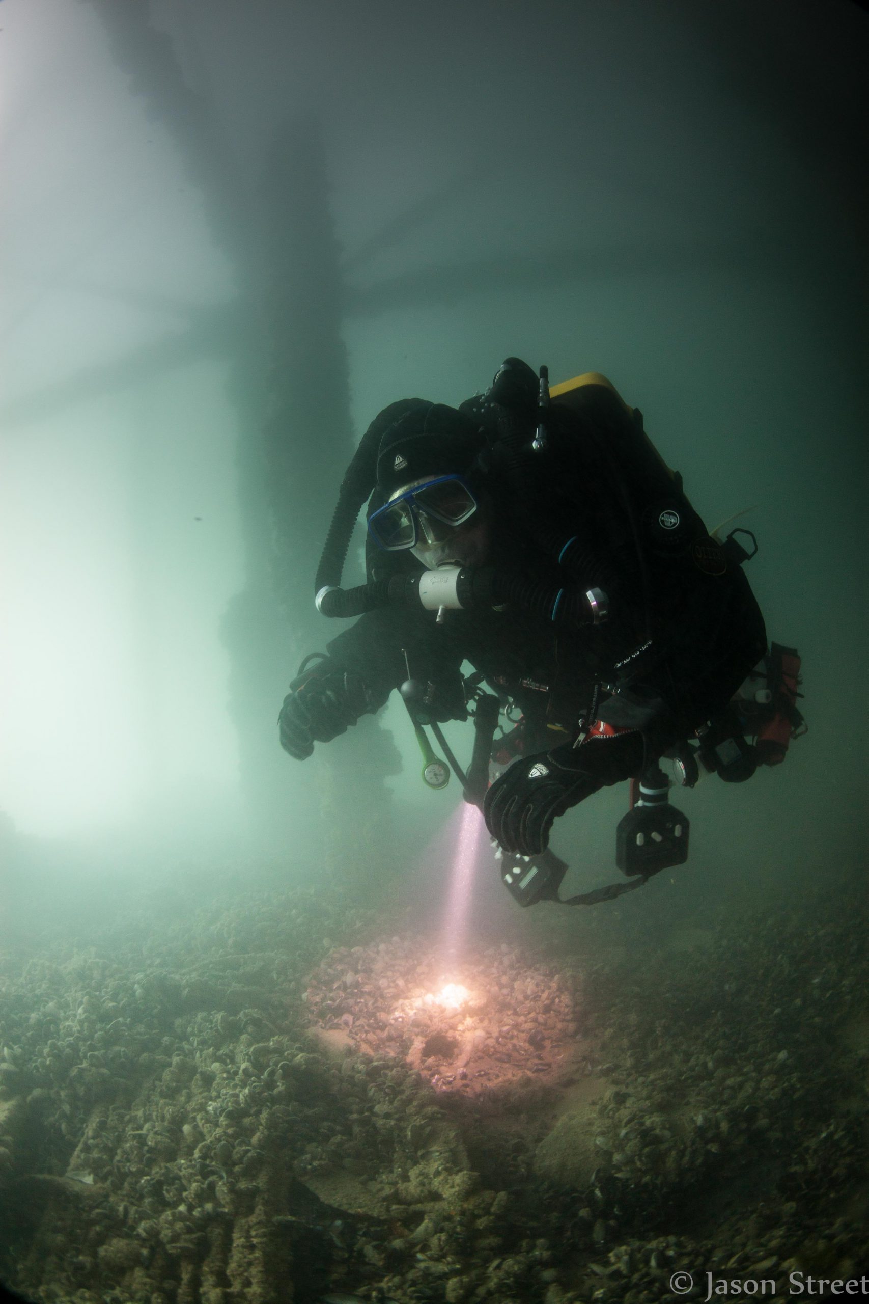 Under Brighton pier